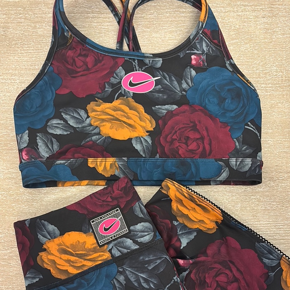 Nike Multicolor Floral Sports Set
